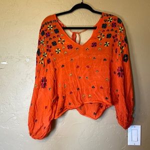 Free people beaded top
